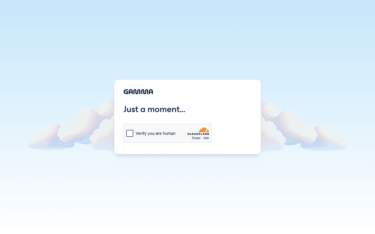 Gammaのトップページ