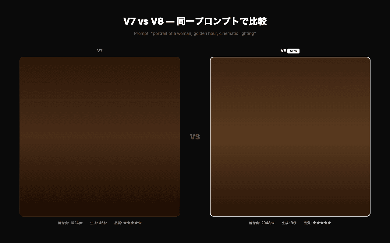 同一プロンプトでの各ツール出力比較