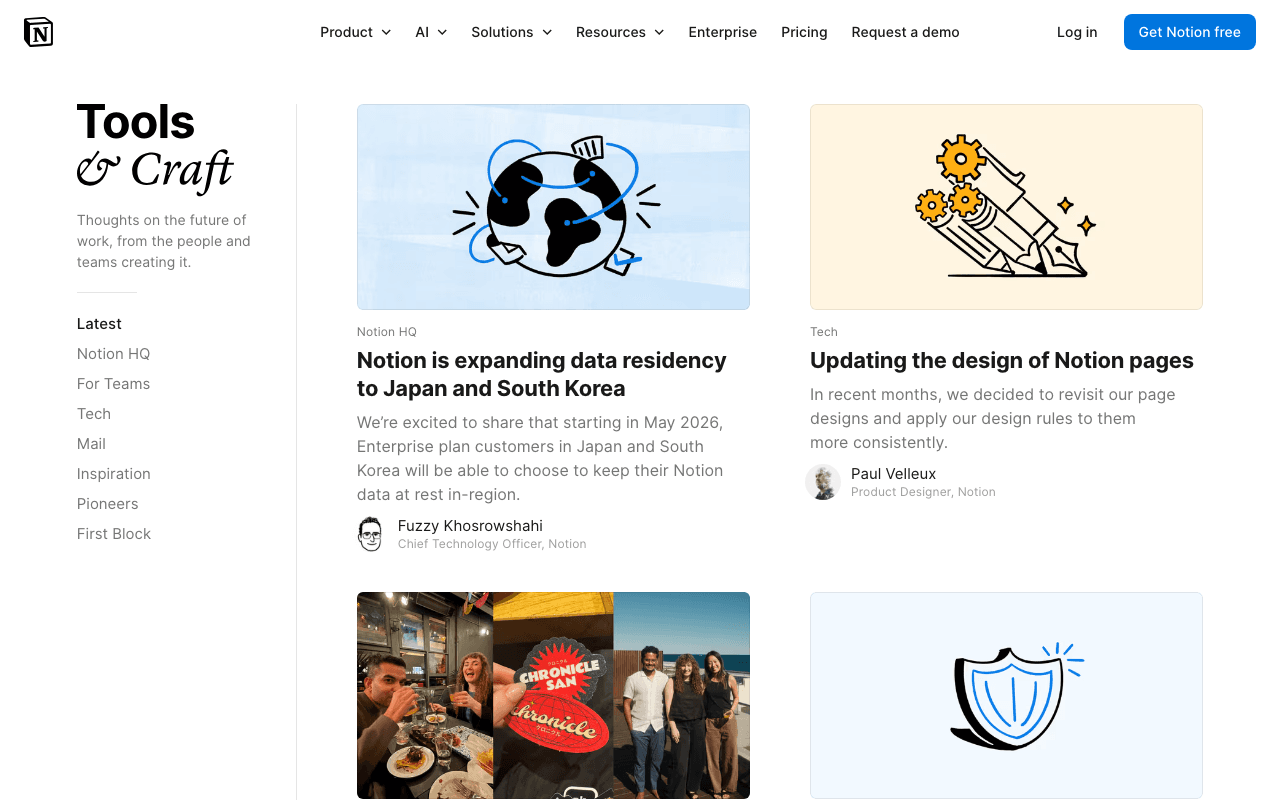 Notion AI — blog