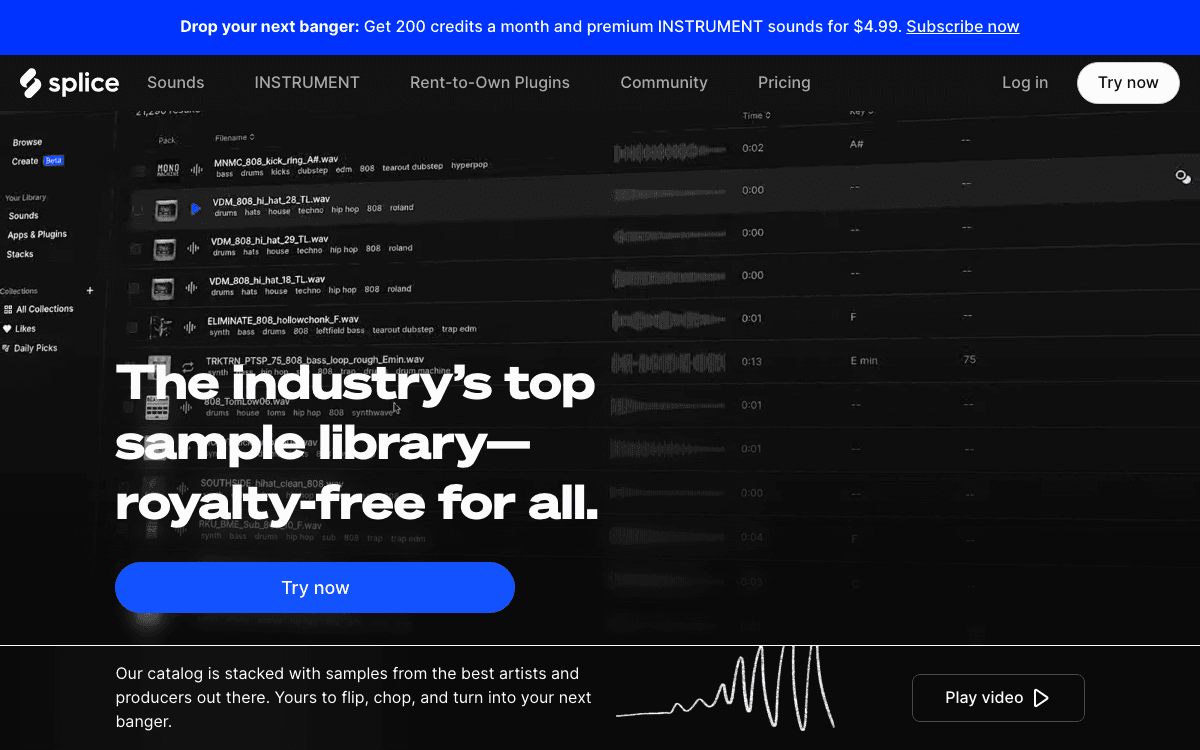 Spliceレビュー:音楽制作者必見のサンプル配信サービスの実力を検証